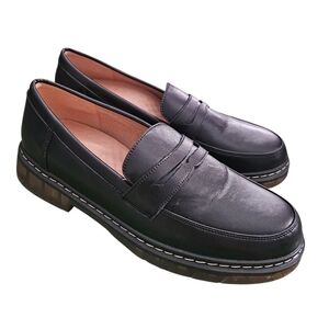 Wuuair Black Penny Loafers Size 42/ 10